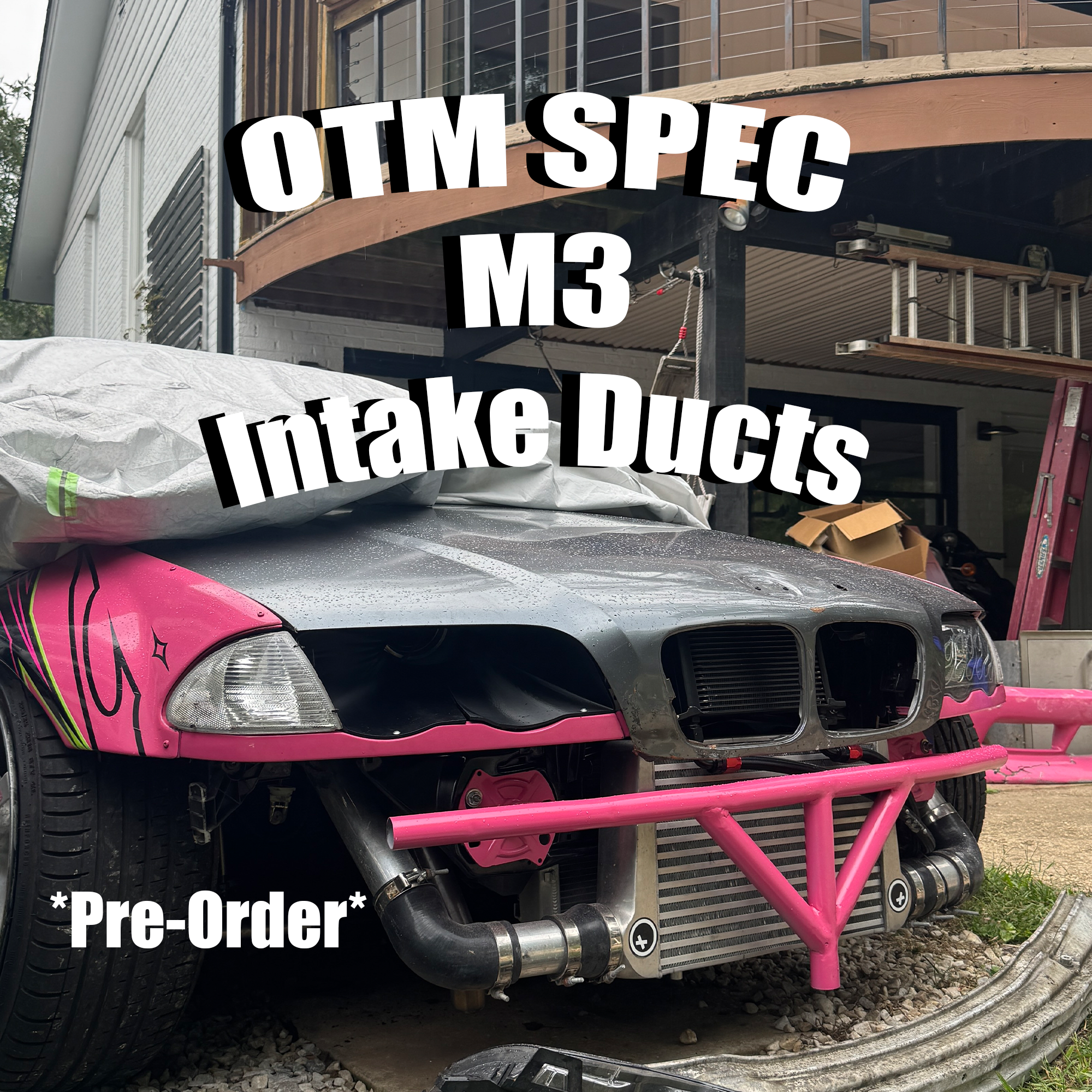 BMW E46 M3 Air Intake Headlight Duct (Pre-Order)