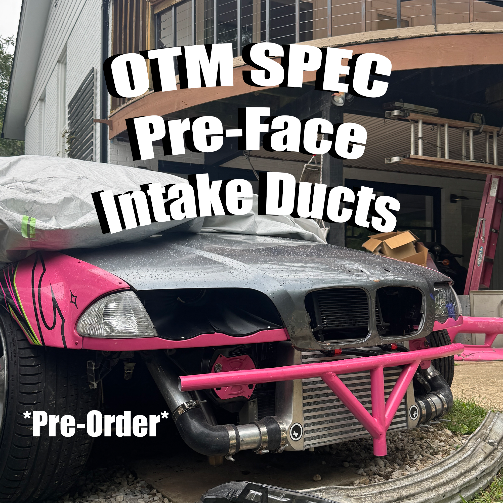 BMW E46 Pre-Facelift Coupe/Vert Air Intake Headlight Duct (Pre-Order)